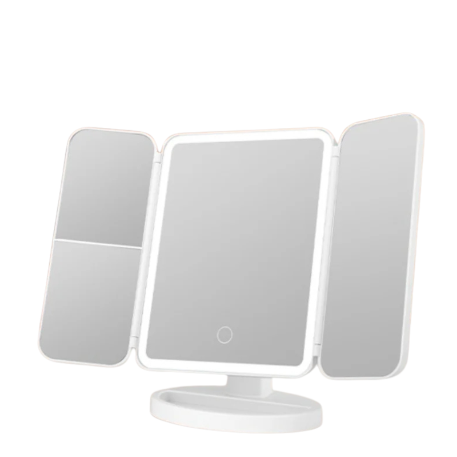Trifold Makeup LED Lights Mirror