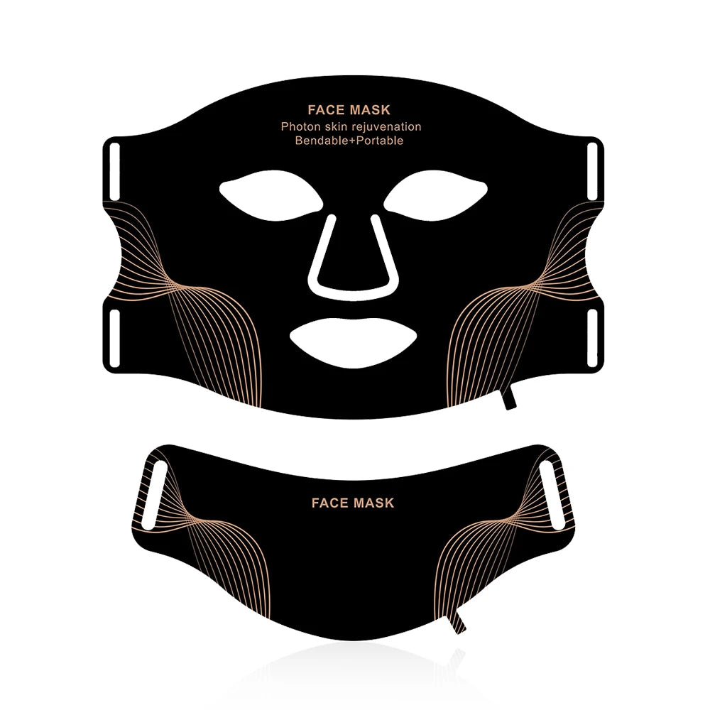 Face Neck Silicone LED Mask